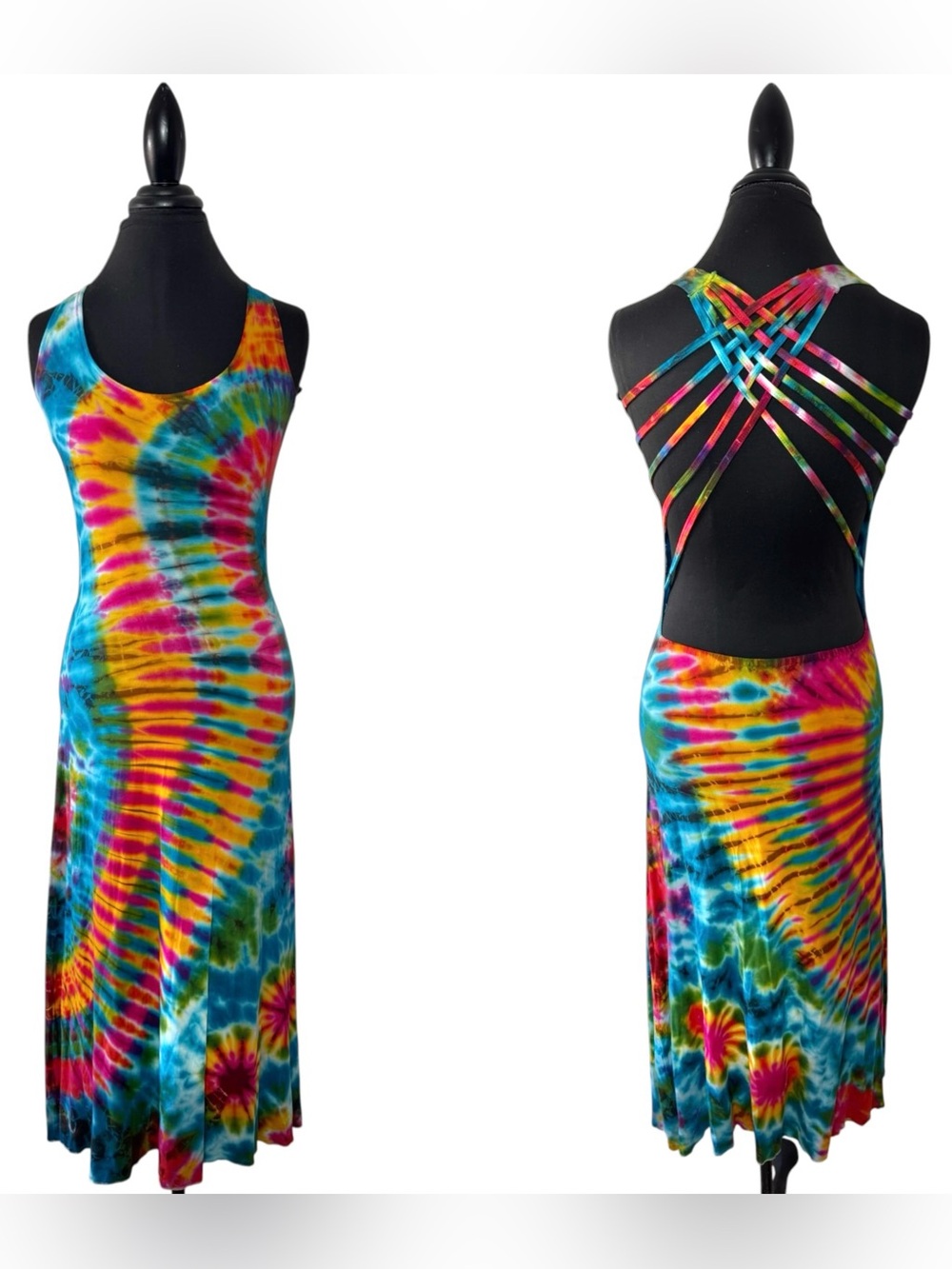 Tie-Dye Bodycon Dress